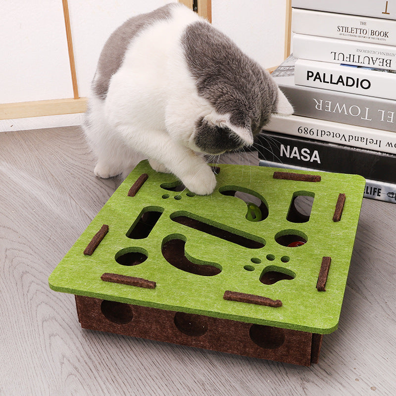 Interactive Felt Puzzle Box
