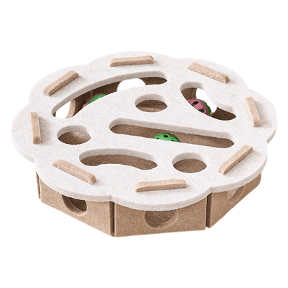 Interactive Felt Puzzle Box - Coco & Harley - Pet Care > Toys > Cat Toys - V888-ELOSUNG42639