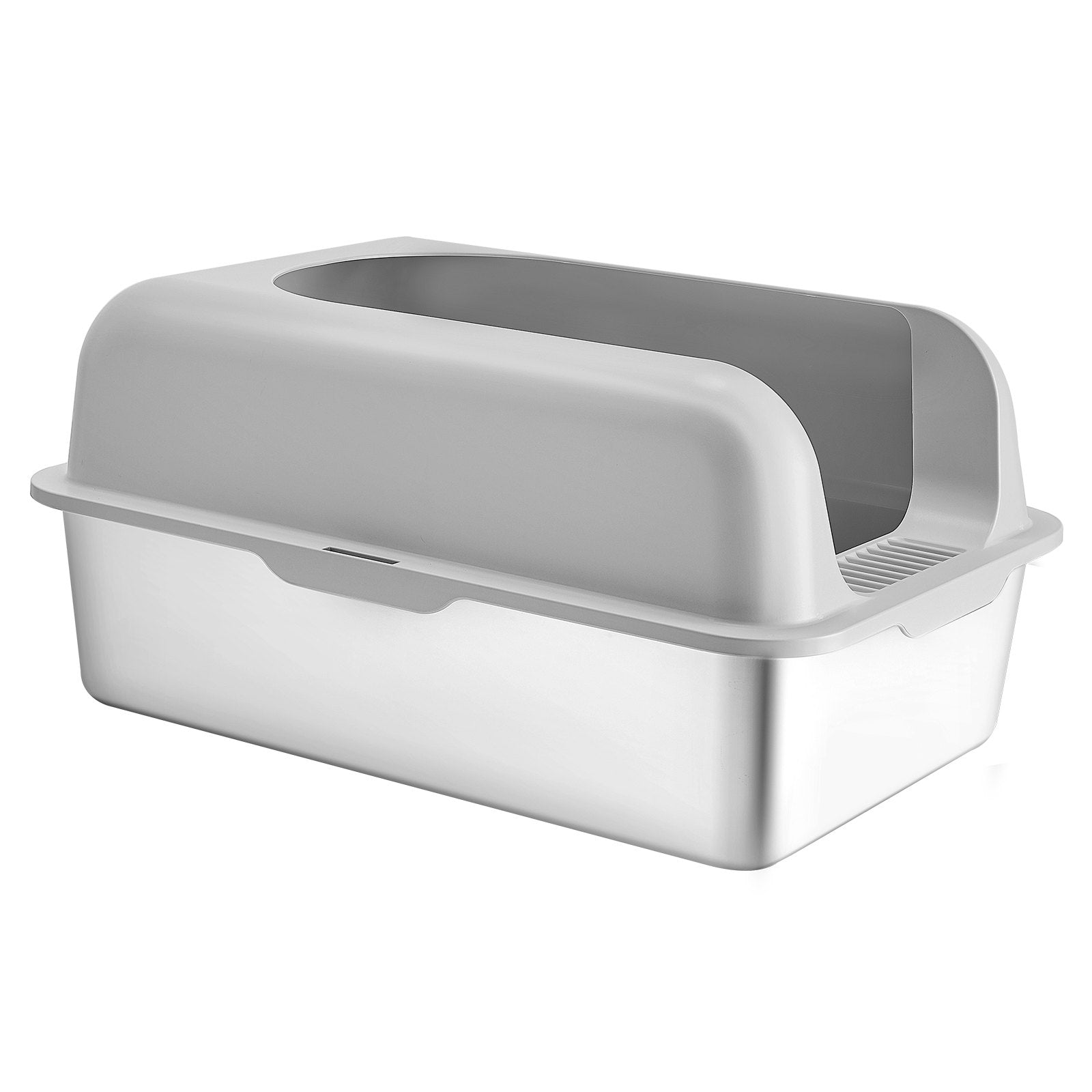 Stainless Steel Cat Litter Box - Coco & Harley - Pet Care > Cat Supplies > Cat Litter - V952-BKFSMSPBXGSLHVLT6V0