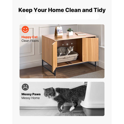 Hidden Litter Box Enclosure - Coco & Harley - Pet Care > Cat Supplies > Cat Litter - V952-JSJJMSPWQ3151XBNF001V0
