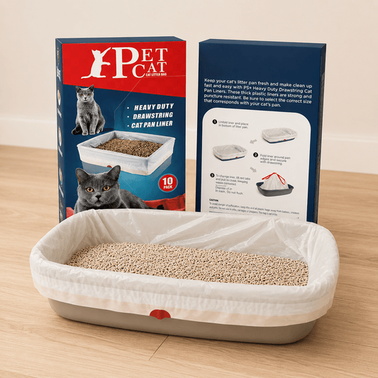 Drawstring Cat Litter Box Liners - Coco & Harley - Pet Care > Cat Supplies > Cat Litter - V528-CAT-SANDBAG-S-717739