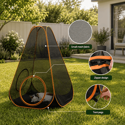 i.Pet Cat Playpen - Coco & Harley - Pet Care > Dog Supplies > Dog Playpens & Gates - PET-CATPLAYPEN-6IN1