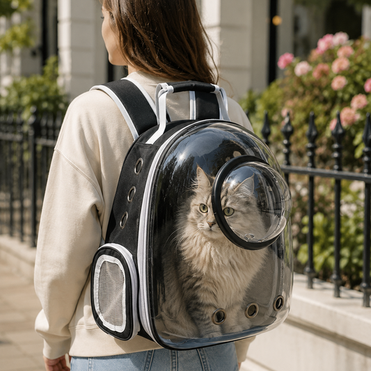 Space Capsule Cat Backpack Small-Medium