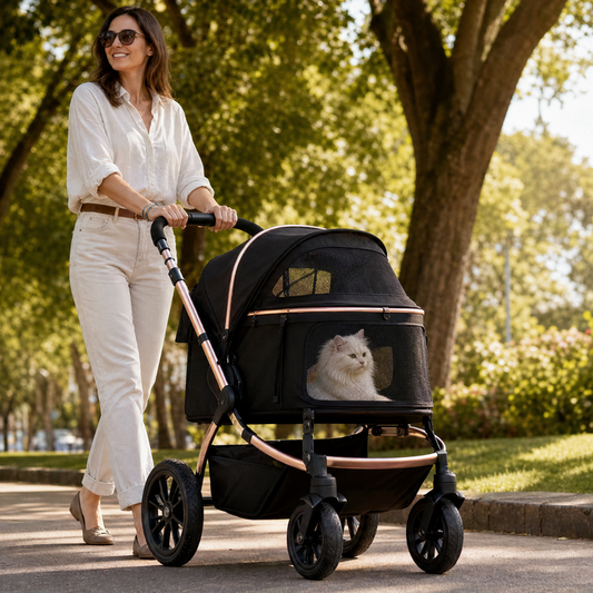 i.Pet Pet Stroller Large 4 Wheels