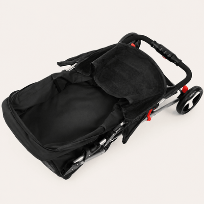 i.Pet Pet Stroller Foldable 3 Wheels - Coco & Harley - Pet Care > Cat Supplies > Cat Carriers & Crates - PET-STROLLER-3WL-BK