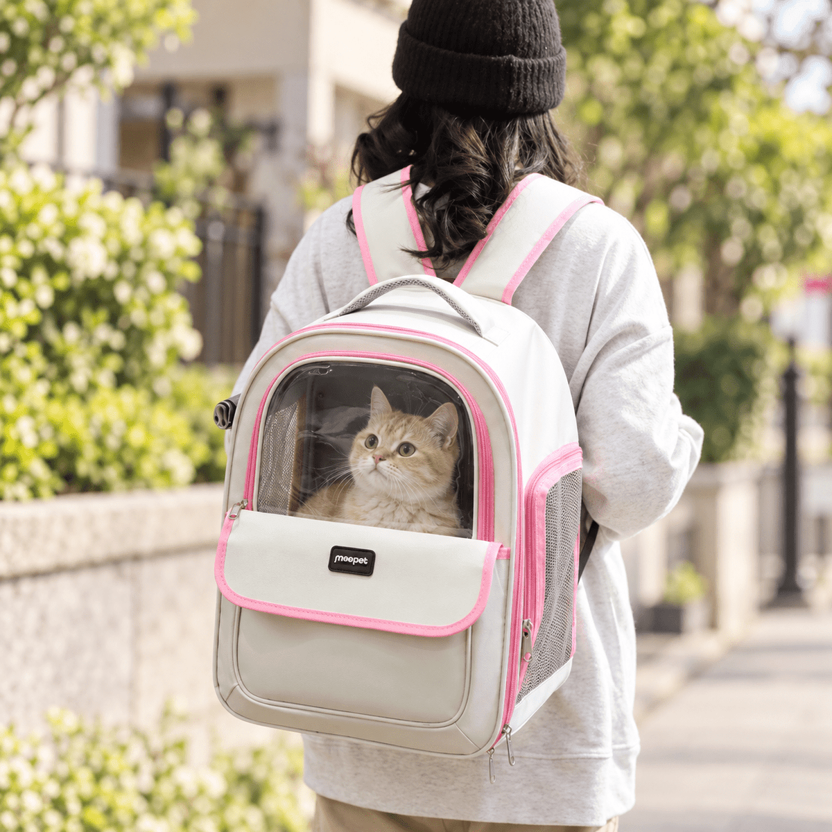 Window View Cat Carrier Backpack - Coco & Harley - Pet Care > Cat Supplies > Cat Carriers & Crates - V888-ELOSUNG18090