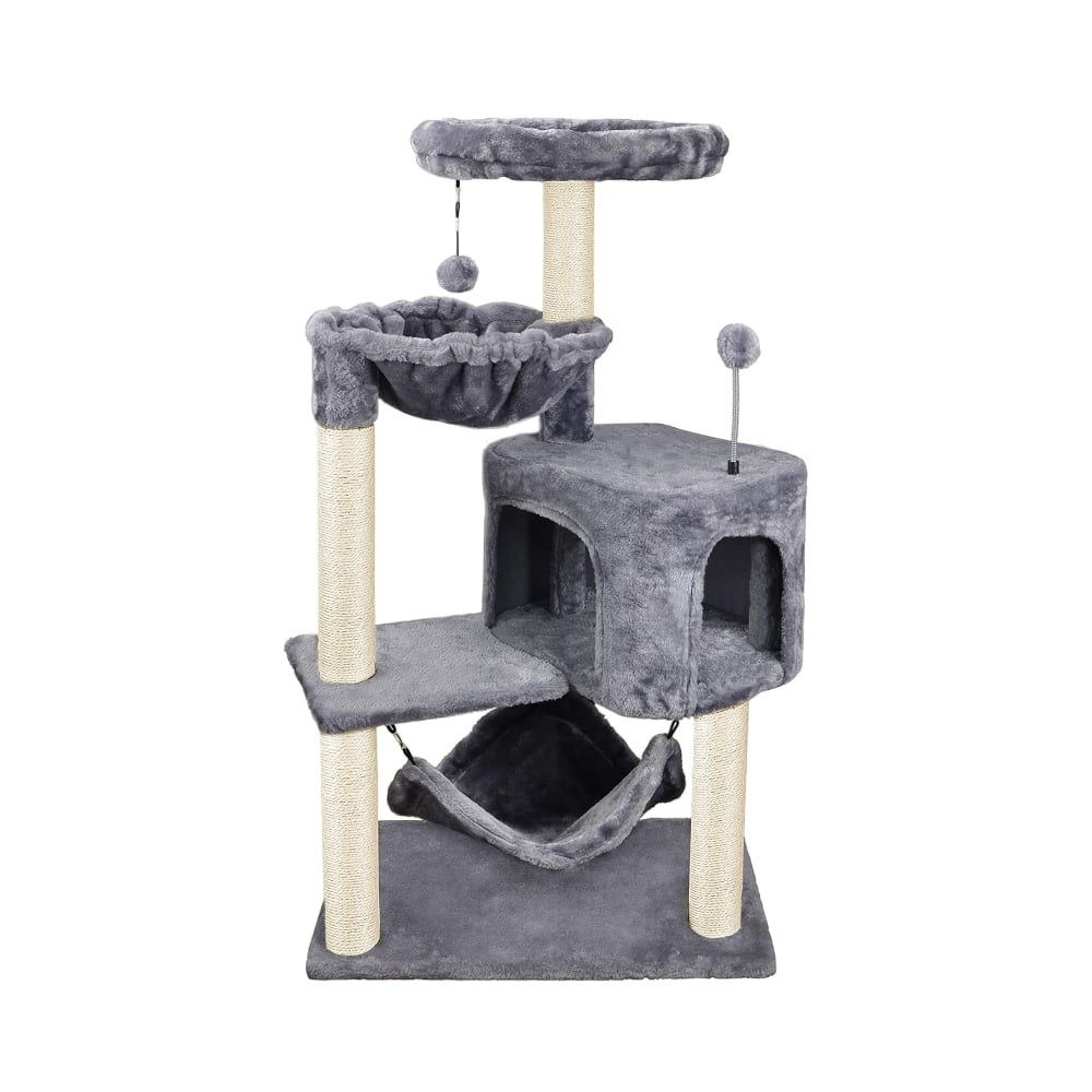 Cat Tree with Condo & Big Hammock