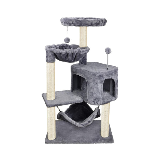 Cat Tree with Condo & Big Hammock