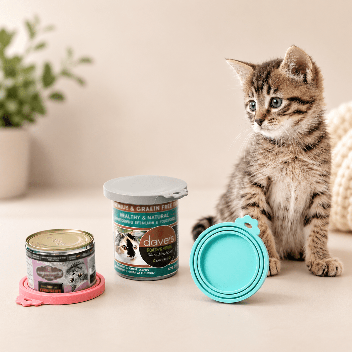Silicone Pet Food Can Covers - Coco & Harley - Home & Garden > Kitchenware > Food Storage - V1258-DP02-D-211
